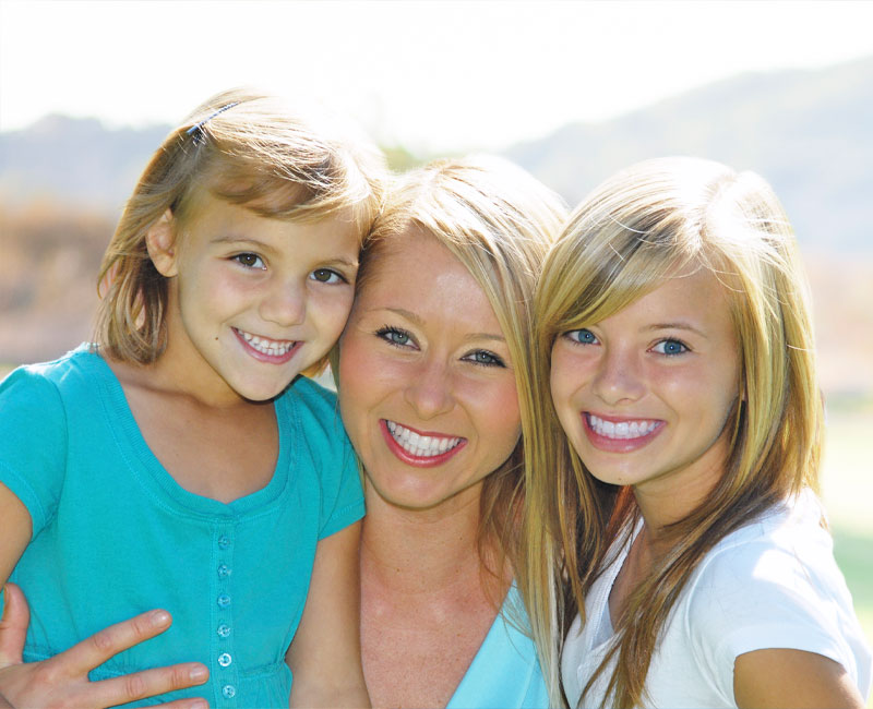 mother and daughters